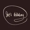 She‘s drawing